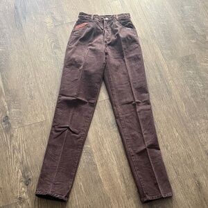 Women’s Rockies Brown High-Waisted Pants